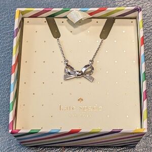 kate spade Skinny Mini Bow Pendant Necklace